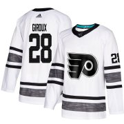 Wholesale Cheap Adidas Flyers #28 Claude Giroux White Authentic 2019 All-Star Stitched NHL Jersey