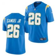 Wholesale Cheap Men's Blue Los Angeles Chargers #26 Asante Samuel Jr. Vapor Untouchable Limited Stitched Jersey