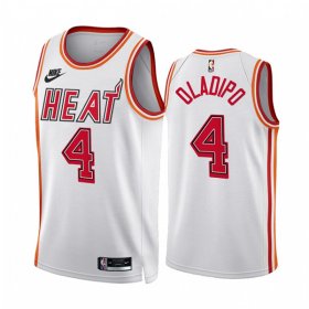 Wholesale Cheap Men\'s Miami Heat #4 Andre Drummond White Classic Edition Stitched Basketball Jersey