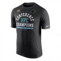 Wholesale Cheap Carolina Panthers Nike 2015 NFC Conference Champions Arch Legend T-Shirt Black