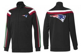 Wholesale Cheap NFL New England Patriots Team Logo Jacket Black