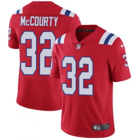 Wholesale Cheap Nike Patriots #32 Devin McCourty Red Alternate Men\'s Stitched NFL Vapor Untouchable Limited Jersey