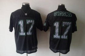 Wholesale Cheap Sideline Black United Jets #17 Plaxico Burress Black Stitched NFL Jersey
