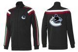Wholesale Cheap NHL Vancouver Canucks Zip Jackets Black-2