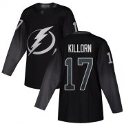 Cheap Adidas Lightning #17 Alex Killorn Black Alternate Authentic Stitched NHL Jersey
