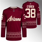 Cheap Men's Arizona Coyotes #38 Liam O'Brien Garnet Alternate Pro Jersey