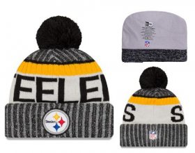 Wholesale Cheap NFL Pittsburgh Steelers Logo Stitched Knit Beanies 010