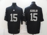 Wholesale Cheap Men's Las Vegas Raiders #15 Nelson Agholor Black 2017 Vapor Untouchable Stitched NFL Nike Limited Jersey