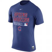Wholesale Cheap Chicago Cubs Nike 2016 Authentic Collection Legend Team Issue Spring Training Performance T-Shirt Royal