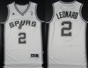 Wholesale Cheap San Antonio Spurs #2 Kawhi Leonard Revolution 30 Swingman White Jersey