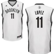 Wholesale Cheap Brooklyn Nets #11 Brook Lopez White Swingman Jersey