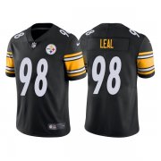 Wholesale Cheap Men's Pittsburgh Steelers #98 DeMarvin Leal Black Vapor Untouchable Limited Stitched Jersey