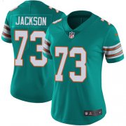 Wholesale Cheap Nike Dolphins #73 Austin Jackson Aqua Green Alternate Women's Stitched NFL Vapor Untouchable Limited Jersey