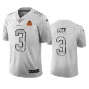 Wholesale Cheap Denver Broncos #3 Drew Lock White Vapor Limited City Edition NFL Jersey
