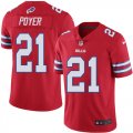 Wholesale Cheap Nike Bills #21 Jordan Poyer Red Men's Stitched NFL Limited Rush Jersey