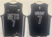 Wholesale Cheap Men's Brooklyn Nets #7 Kevin Durant Black Stitched Basketball Jersey