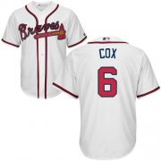 Wholesale Cheap Braves #6 Bobby Cox White Cool Base Stitched Youth MLB Jersey