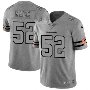 Wholesale Cheap Chicago Bears #52 Khalil Mack Men's Nike Gray Gridiron II Vapor Untouchable Limited NFL Jersey