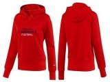 Wholesale Cheap Women's Arizona Cardinals Heart & Soul Pullover Hoodie Red