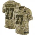 Wholesale Cheap Nike Rams #27 Darrell Henderson Camo Men's Stitched NFL Limited 2018 Salute To Service Jersey