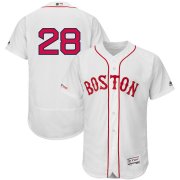 Wholesale Cheap Boston Red Sox #28 J.D. Martinez Majestic Alternate Authentic Collection Flex Base Player Jersey White