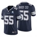 Wholesale Cheap Men's Dallas Cowboys #55 Leighton Vander Esch 60th Anniversary Navy Vapor Untouchable Stitched NFL Nike Limited Jersey