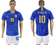 Wholesale Cheap Brazil #10 Neymar Jr Away Soccer Country Jersey