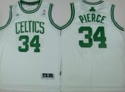 Wholesale Cheap Boston Celtics #34 Paul Pierce Revolution 30 Swingman White Jersey