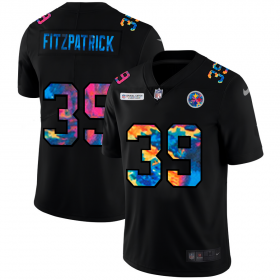Cheap Pittsburgh Steelers #39 Minkah Fitzpatrick Men\'s Nike Multi-Color Black 2020 NFL Crucial Catch Vapor Untouchable Limited Jersey