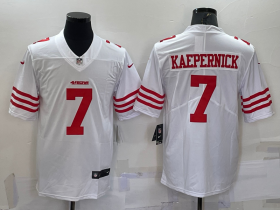 Wholesale Cheap Men\'s San Francisco 49ers #7 Colin Kaepernick 2022 New White Vapor Untouchable Limited Stitched Jersey