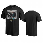 Wholesale Cheap Jacksonville Jaguars #20 Jalen Ramsey Black Men's Player Graphic Powerhouse T-Shirt