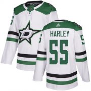Cheap Adidas Stars #55 Thomas Harley White Road Authentic Youth Stitched NHL Jersey