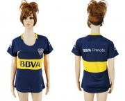 Wholesale Cheap Women's Boca Juniors Blank Home Soccer Club Jersey