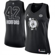 Wholesale Cheap Nike Boston Celtics #42 Al Horford Black Women's NBA Jordan Swingman 2018 All-Star Game Jersey