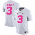 Wholesale Cheap Alabama Crimson Tide 3 Calvin Ridley White 2017 Breast Cancer Awareness College Football Jersey