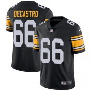 Wholesale Cheap Nike Steelers #66 David DeCastro Black Alternate Men's Stitched NFL Vapor Untouchable Limited Jersey