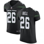 Wholesale Cheap Nike Jets #26 Le'Veon Bell Black Alternate Men's Stitched NFL Vapor Untouchable Elite Jersey