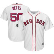Wholesale Cheap Boston Red Sox #50 Mookie Betts Majestic 2019 London Series Cool Base Player Jersey White