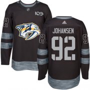 Wholesale Cheap Adidas Predators #92 Ryan Johansen Black 1917-2017 100th Anniversary Stitched NHL Jersey