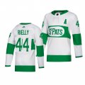 Wholesale Cheap Maple Leafs #44 Morgan Rielly adidas White 2019 St. Patrick's Day Authentic Player Stitched NHL Jersey