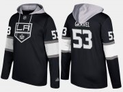 Wholesale Cheap Kings #53 Kevin Gravel Black Name And Number Hoodie