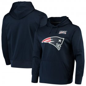 Wholesale Cheap New England Patriots Nike NFL 100 Primary Logo Circuit Performance Pullover Hoodie Navy