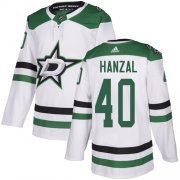 Cheap Adidas Stars #40 Martin Hanzal White Road Authentic Stitched NHL Jersey