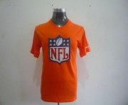 Wholesale Cheap Nike NFL Sideline Legend Authentic Logo Dri-FIT NFL Logo T-Shirt Orange