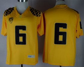Wholesale Cheap Oregon Ducks #6 Charles Nelson 2013 Yellow Limited Jersey