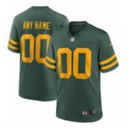 Wholesale Cheap Men's Green Bay Packers Custom Green Yellow 2021 Vapor Untouchable Stitched NFL Nike Limited Jersey