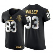 Wholesale Cheap Las Vegas Raiders #83 Darren Waller Men's Nike Black Edition Vapor Untouchable Elite NFL Jersey