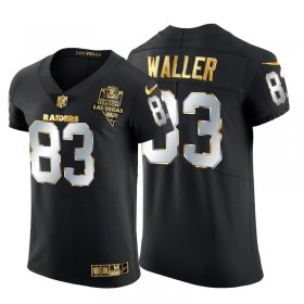 Wholesale Cheap Las Vegas Raiders #83 Darren Waller Men\'s Nike Black Edition Vapor Untouchable Elite NFL Jersey