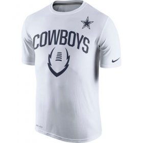 Wholesale Cheap Dallas Cowboys Nike Legend Icon Performance T-Shirt White