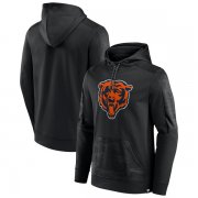 Wholesale Cheap Men's Chicago Bears Black On The Ball Pullover Hoodie